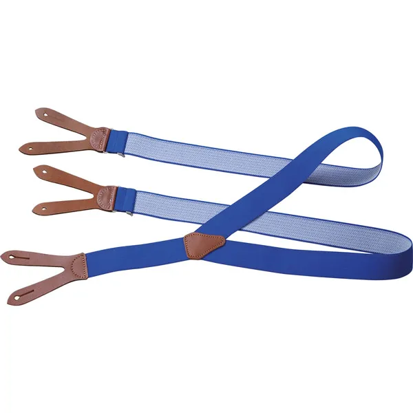 424HKB Braces 35 mm wide, with Dutch Cross, blue